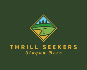 Golf Course Diamond logo design