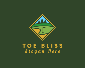 Golf Course Diamond logo design