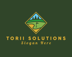 Golf Course Diamond logo design