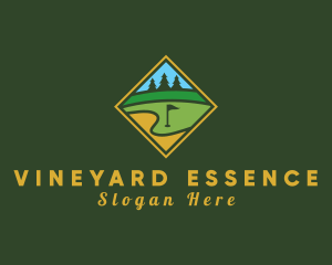 Golf Course Diamond logo design