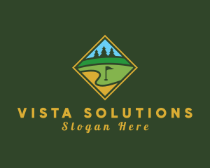 Golf Course Diamond logo design