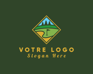 Golf Course Diamond logo design