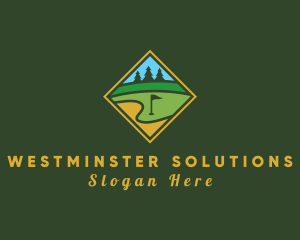 Golf Course Diamond logo design