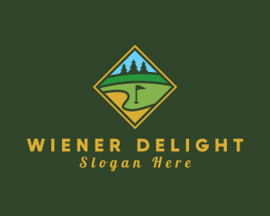 Golf Course Diamond logo design