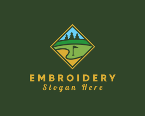 Golf Course Diamond logo design