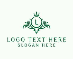 Letter - Royal Luxury Crown logo design