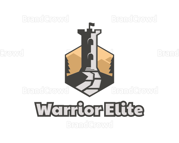 Castle Stone Tower Logo