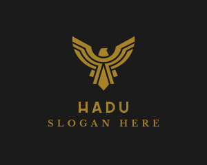 Gold - Bird Eagle Aviation logo design