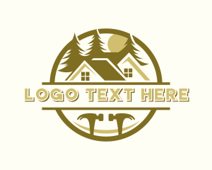 Realtor - Roofing Repair Hammer Construction logo design