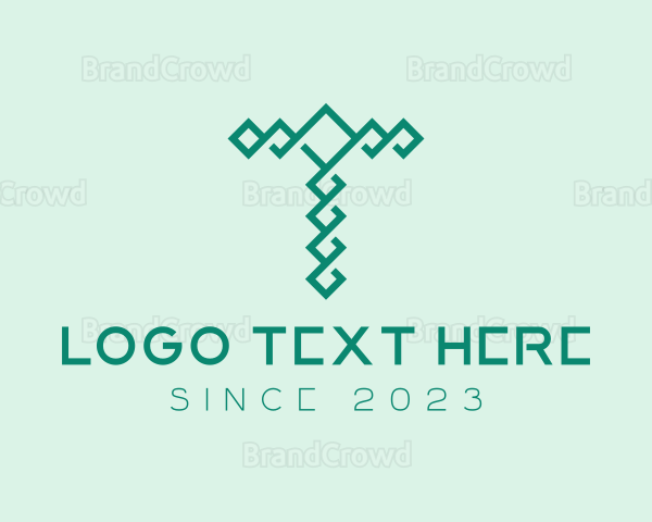 Modern Diamond Letter T Logo