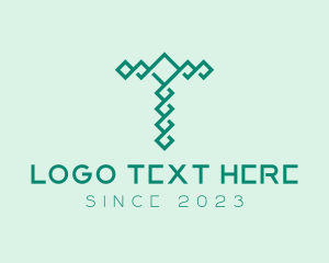 Simple - Modern Diamond Letter T logo design