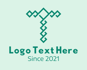 Letter - Diamond Letter T logo design