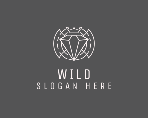 Royal - Diamond Jewelry Crown logo design