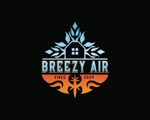 Cold Warm Air Conditioning  logo design