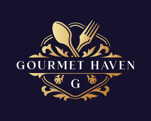 Premium Dining Cuisine logo design