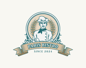 Rustic Chef Baker logo design