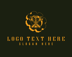 Industrial - Mechanical Piston Wrench logo design