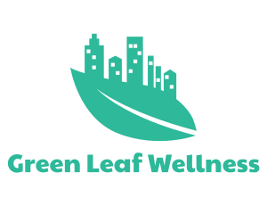 Green Leaf City logo design