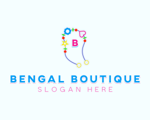 Boutique Beads Necklace  logo design