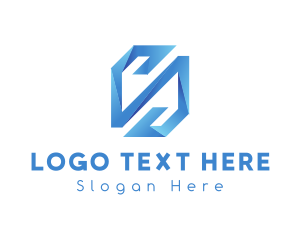 Crystal Letter S logo design