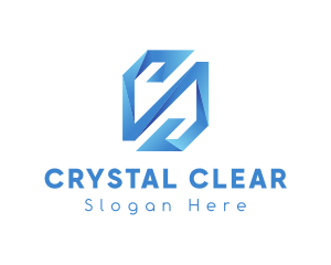Crystal - Crystal Letter S logo design