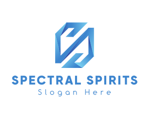 Crystal Letter S logo design