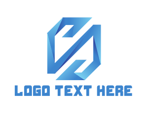 Letter S - Crystal Letter S logo design