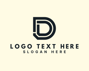 Industrial - Industrial Business Letter D logo design