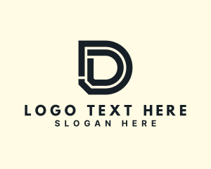 Industrial Business Letter D Logo