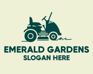 Lawn Mower Ride logo design