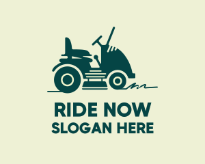 Lawn Mower Ride logo design