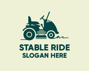 Lawn Mower Ride logo design