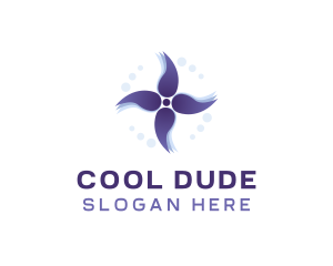 Cool Wind Ventilation logo design