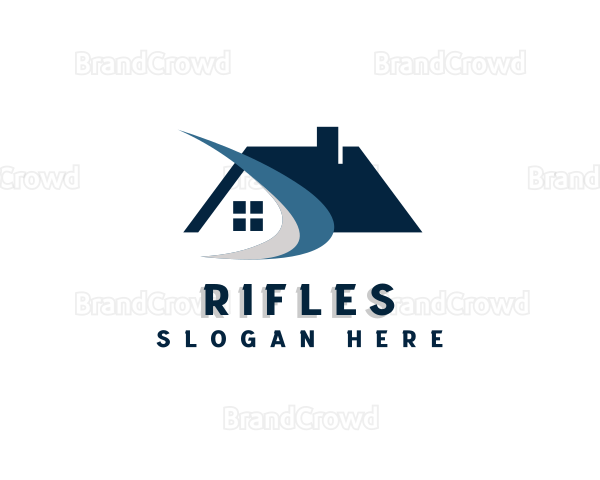 House Roofing  Contractor Logo