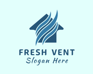 Vent - Home Cooling Air Ventilation logo design