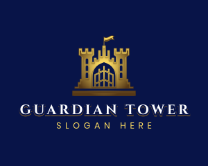 Watchtower - Stately Castle Tower logo design
