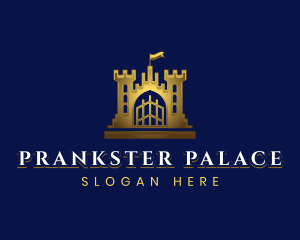 Stately Castle Tower logo design