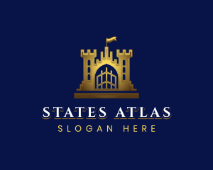 Stately Castle Tower logo design