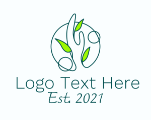 Peace - Leafy Hand Charity logo design