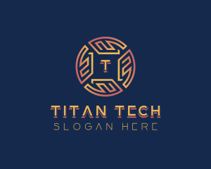 Technology Cyberspace Programming logo design