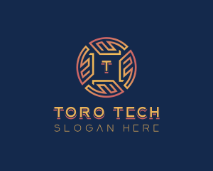 Technology Cyberspace Programming logo design