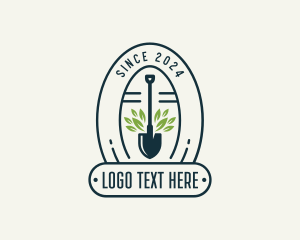 Yard Gardening Shovel Logo