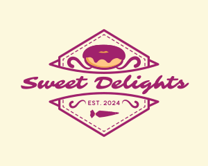 Sweet Doughnut Bread logo design