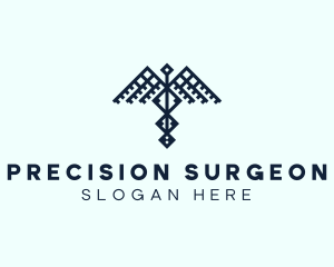 Surgeon - Healthcare Caduceus Wing logo design