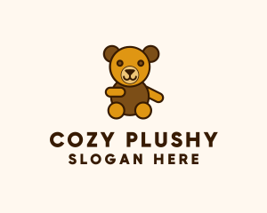 Toy Bear Plushie logo design