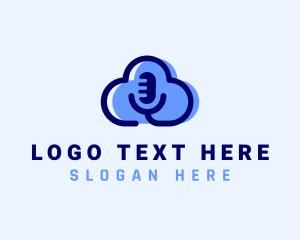 Streaming - Cloud Music Podcast logo design