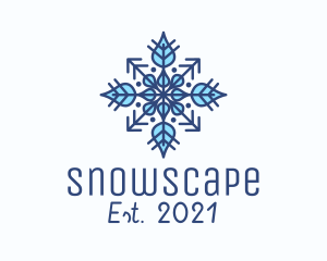 Snow - Winter Snow Ornament logo design