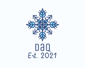 Cold - Winter Snow Ornament logo design