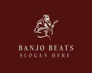 Banjo - Banjo Instrument Performer logo design