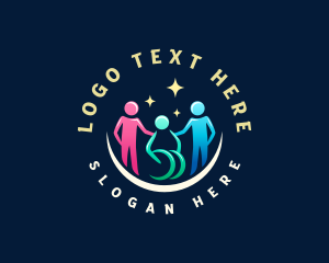 Handicap - Disability Family Support logo design